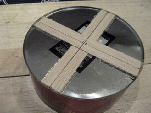 Усиливаем дно жестяной банки